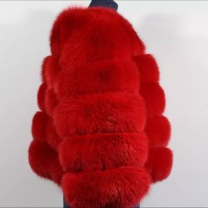FOX FUR CROP JACKET